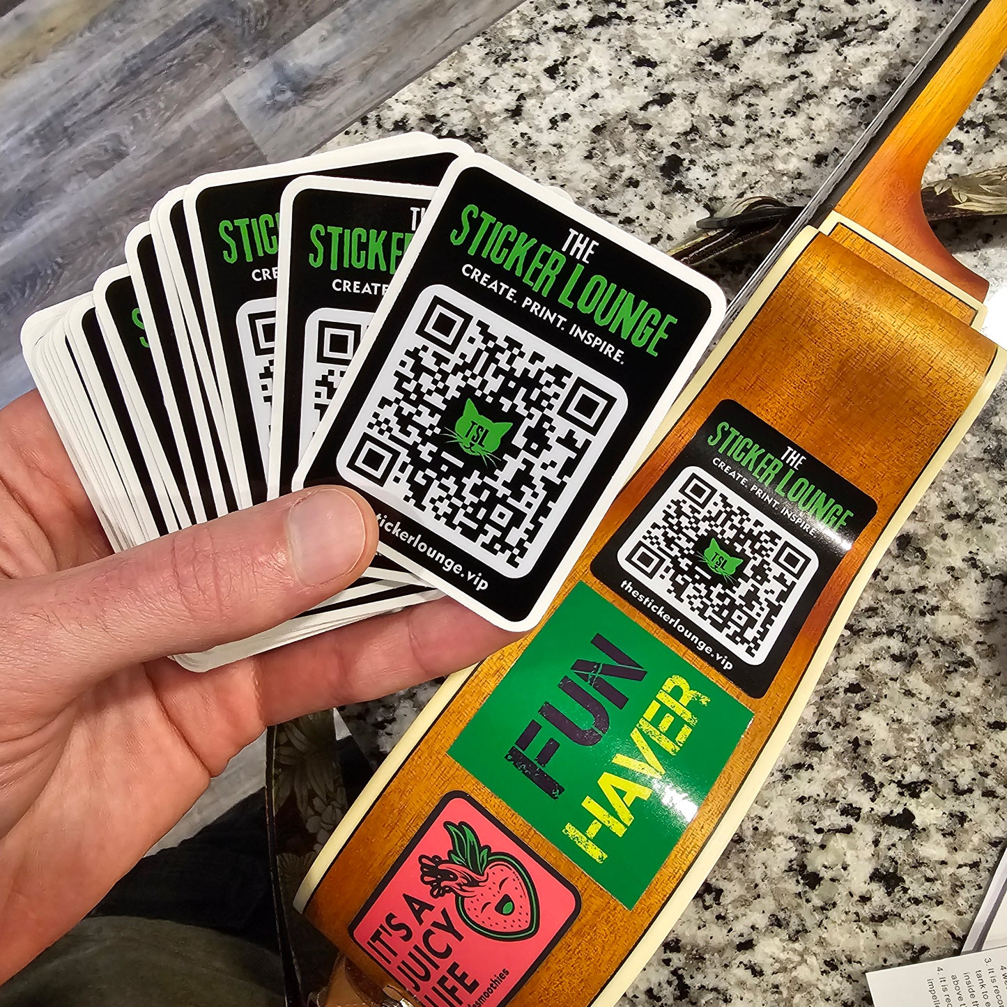 Custom Rounded Rectangle Stickers