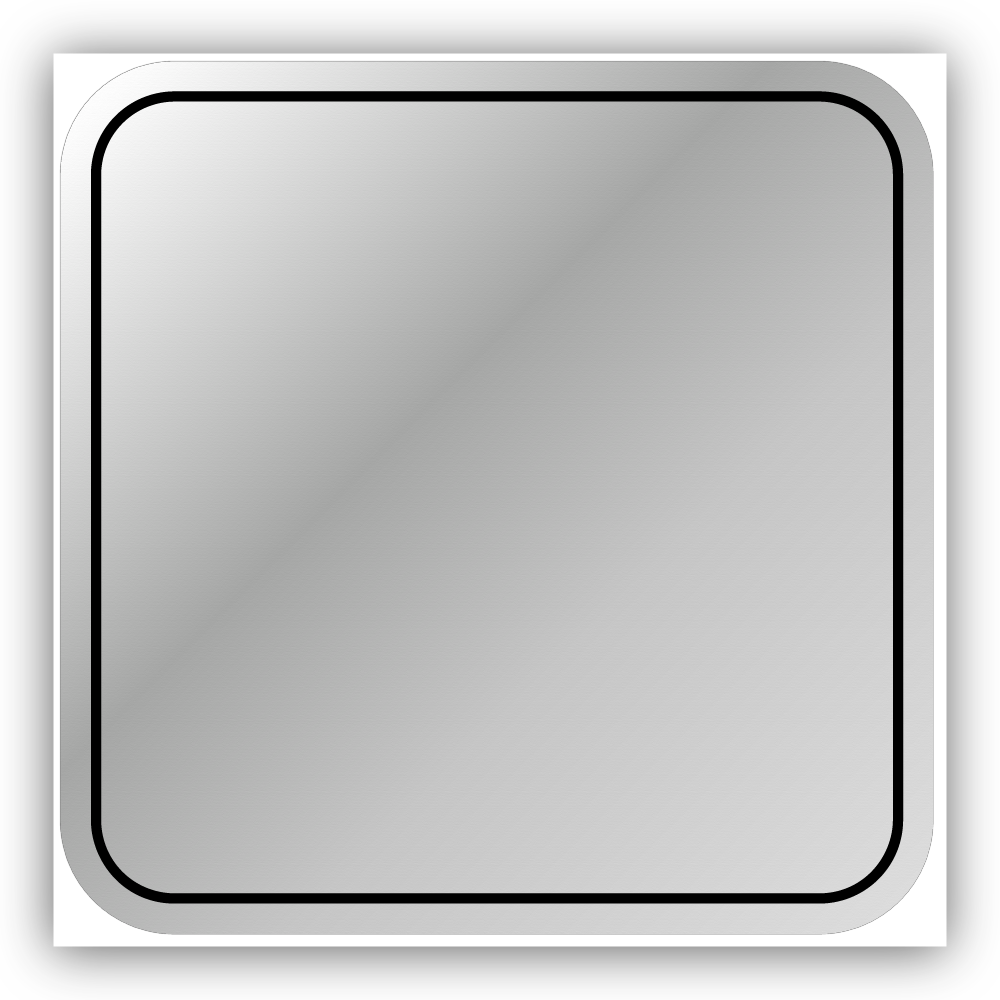 Rounded Square Stickers