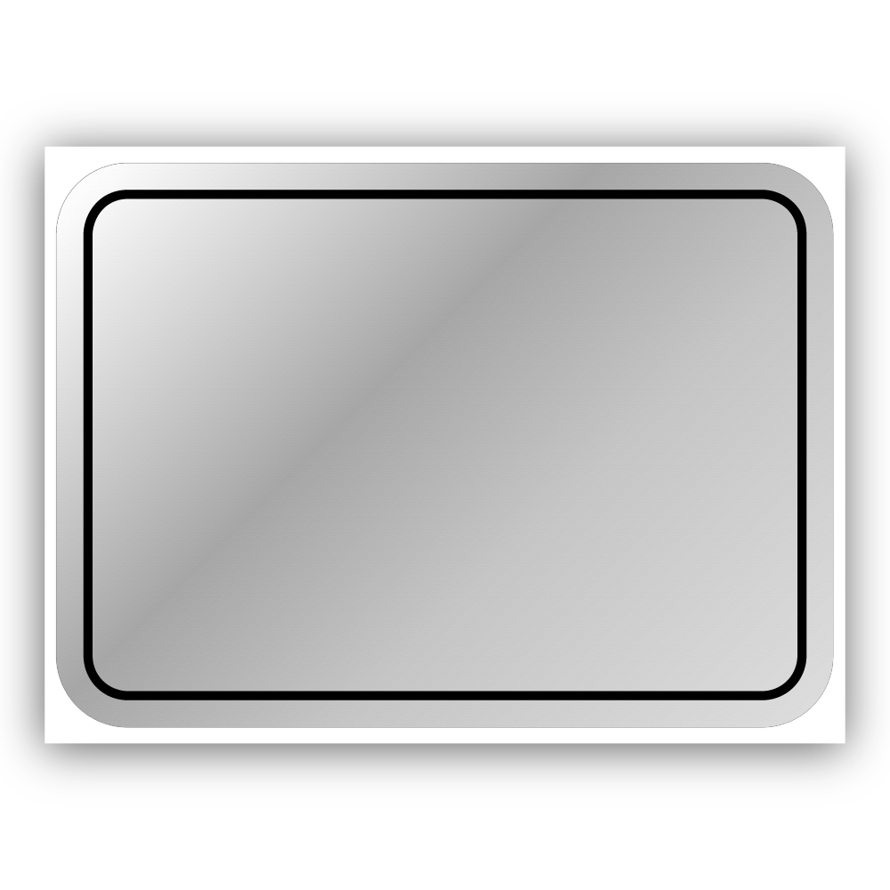 Rounded Rectangle Stickers