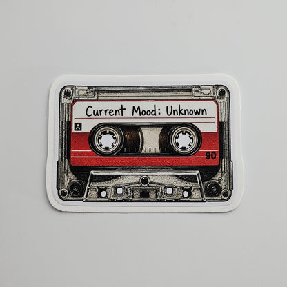 Current Mood Unknown Cassette Sticker