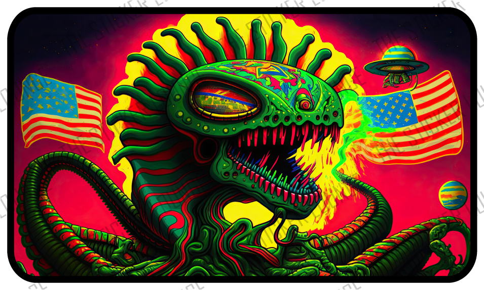 Havoc Unleashed: Alien Invasion Sticker