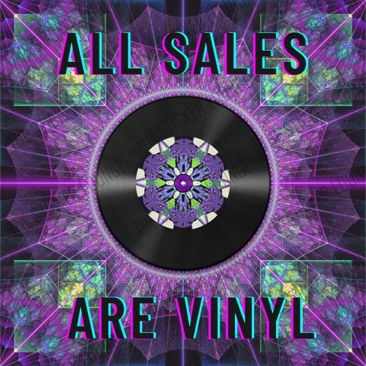 Vinyl Love: All Sales Are Vinyl Sticker