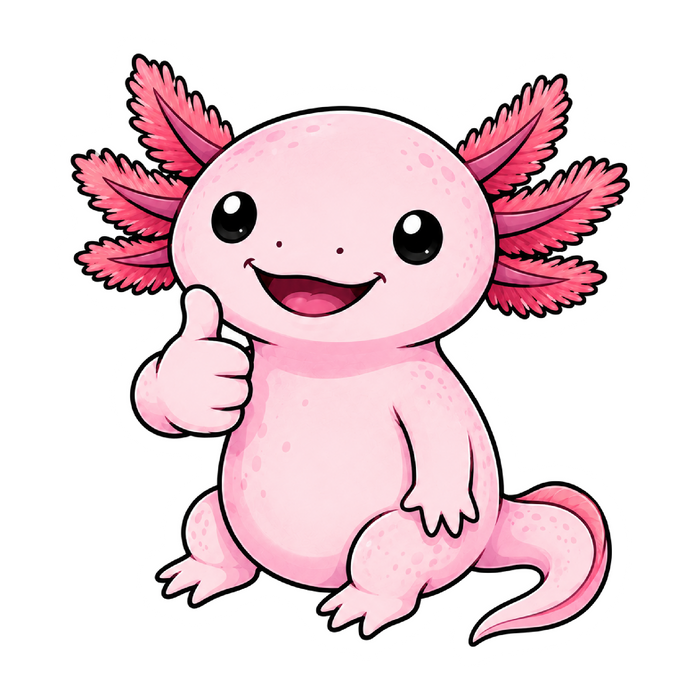 Axolotl Thumbs Up