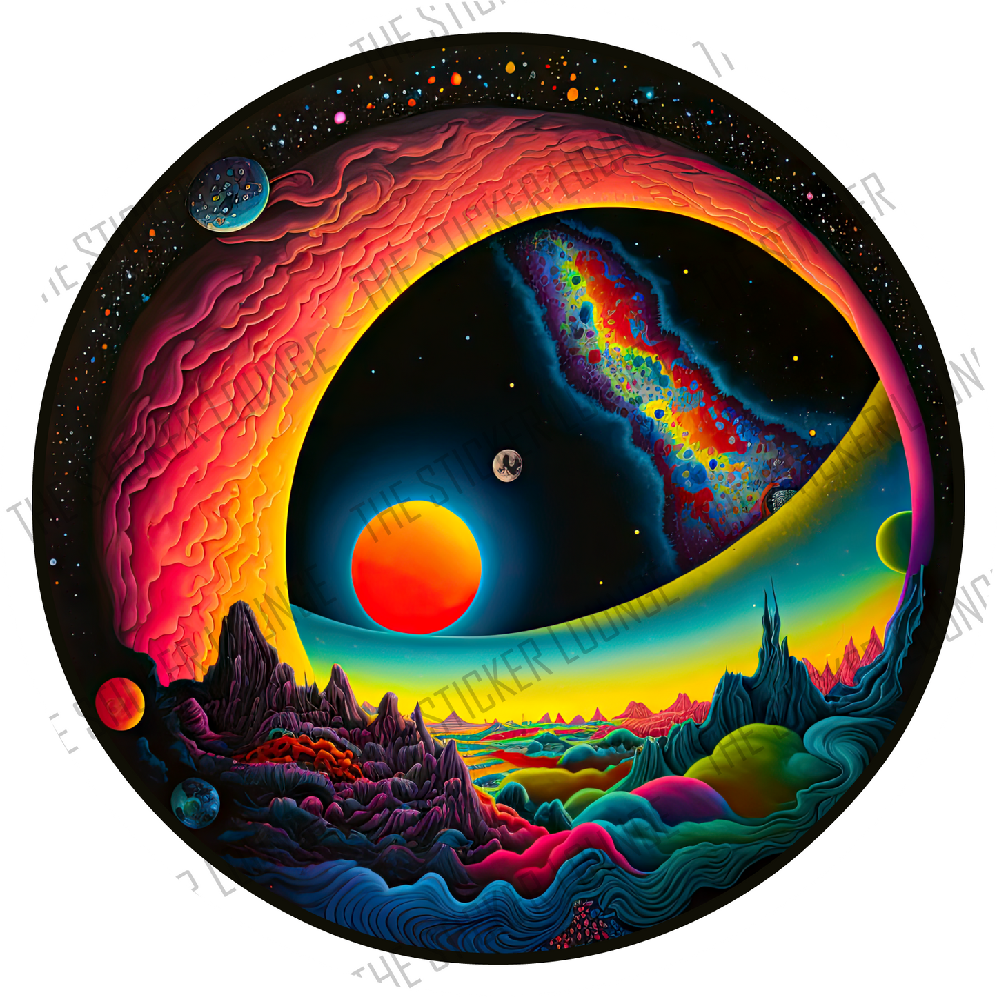 Cosmic Universe: Enchanting Celestial Beauty Sticker