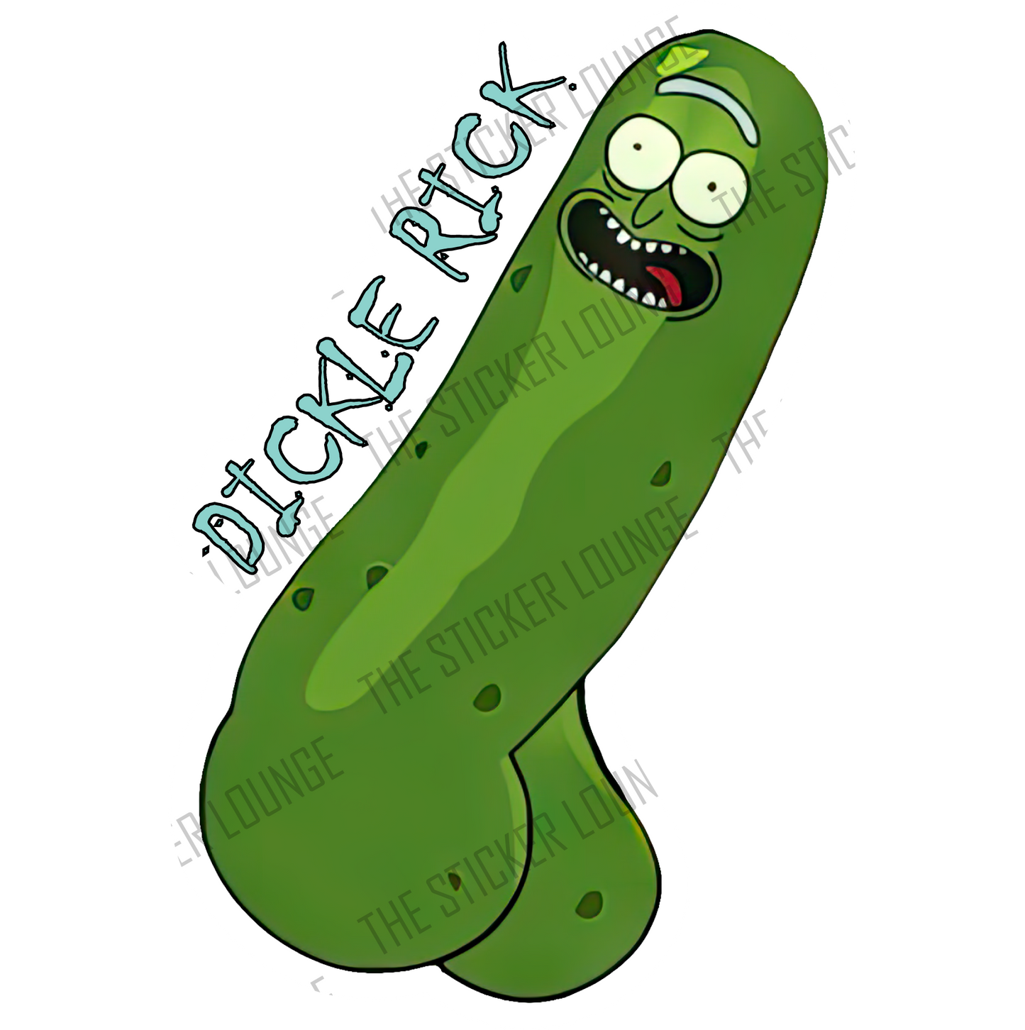 Dickle Rick Parody Sticker