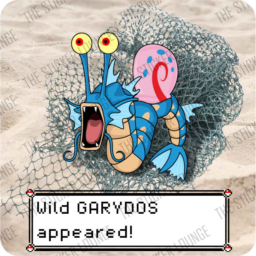 Garydos Unleashed: A Wild Garydos Appeared Sticker