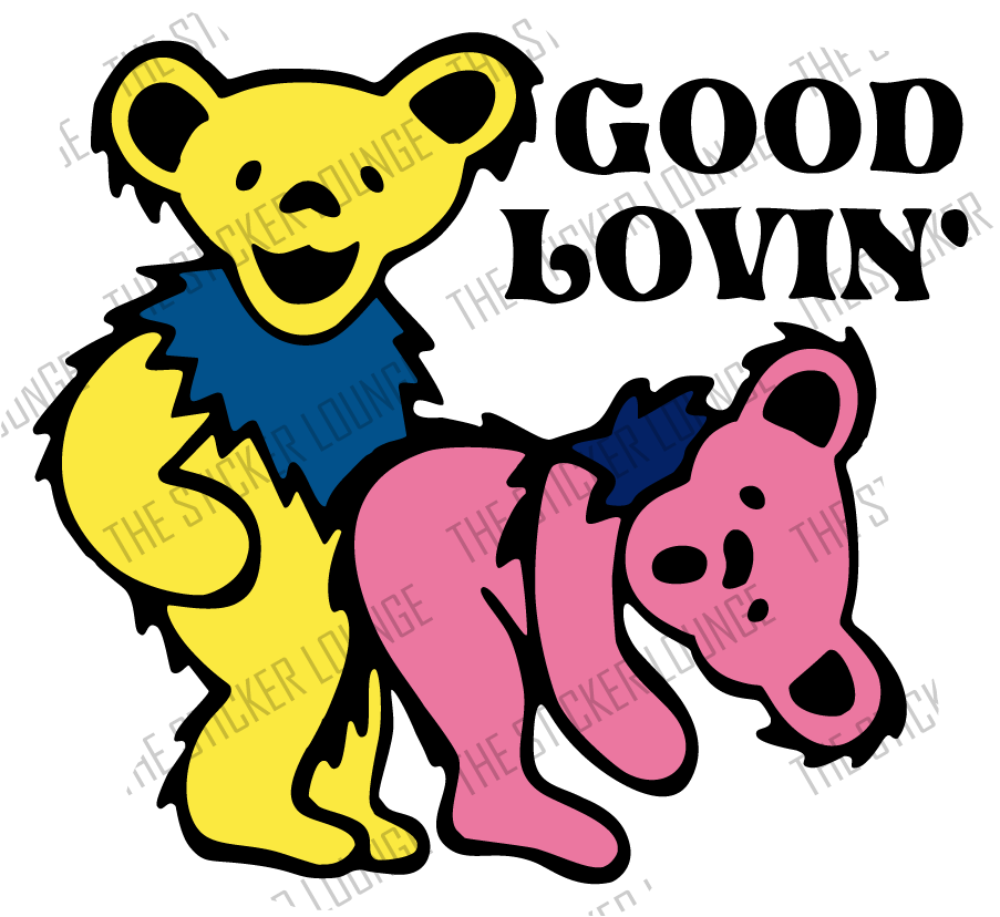 Good Lovin' Bears: Grateful Dead Inspired Sticker