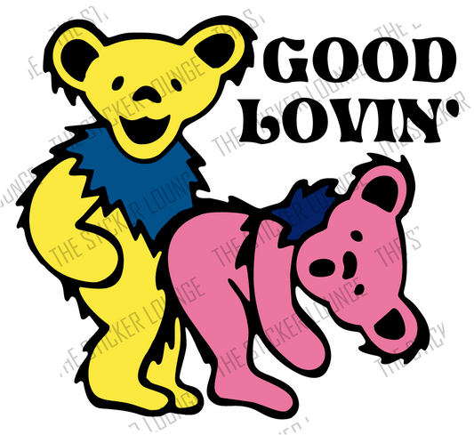 Good Lovin' Bears: Grateful Dead Inspired Sticker