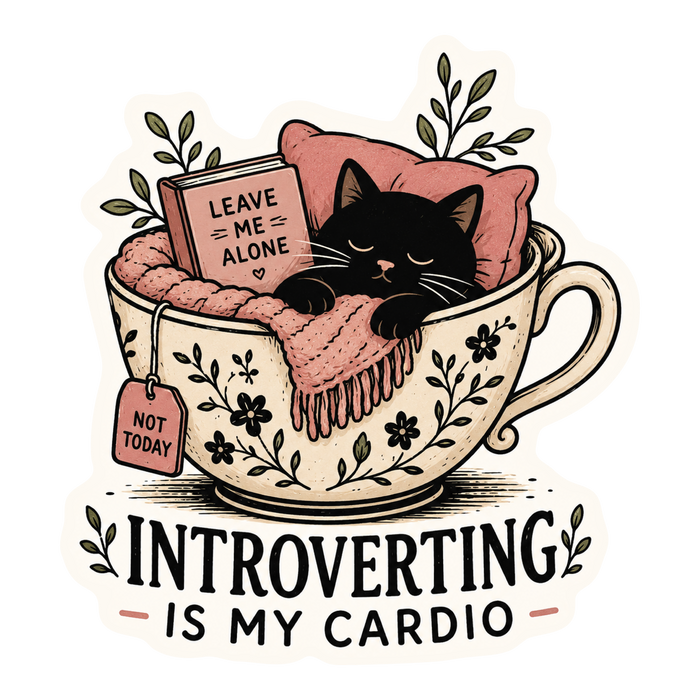 Introverting Cardio Cat