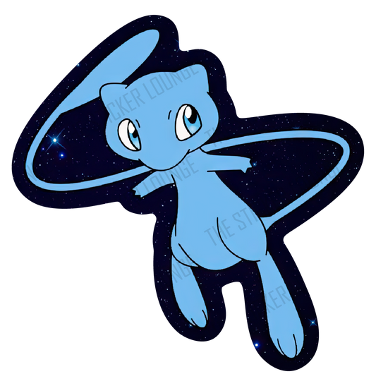 Radiant Wonder: Shiny Mew Pokémon Sticker