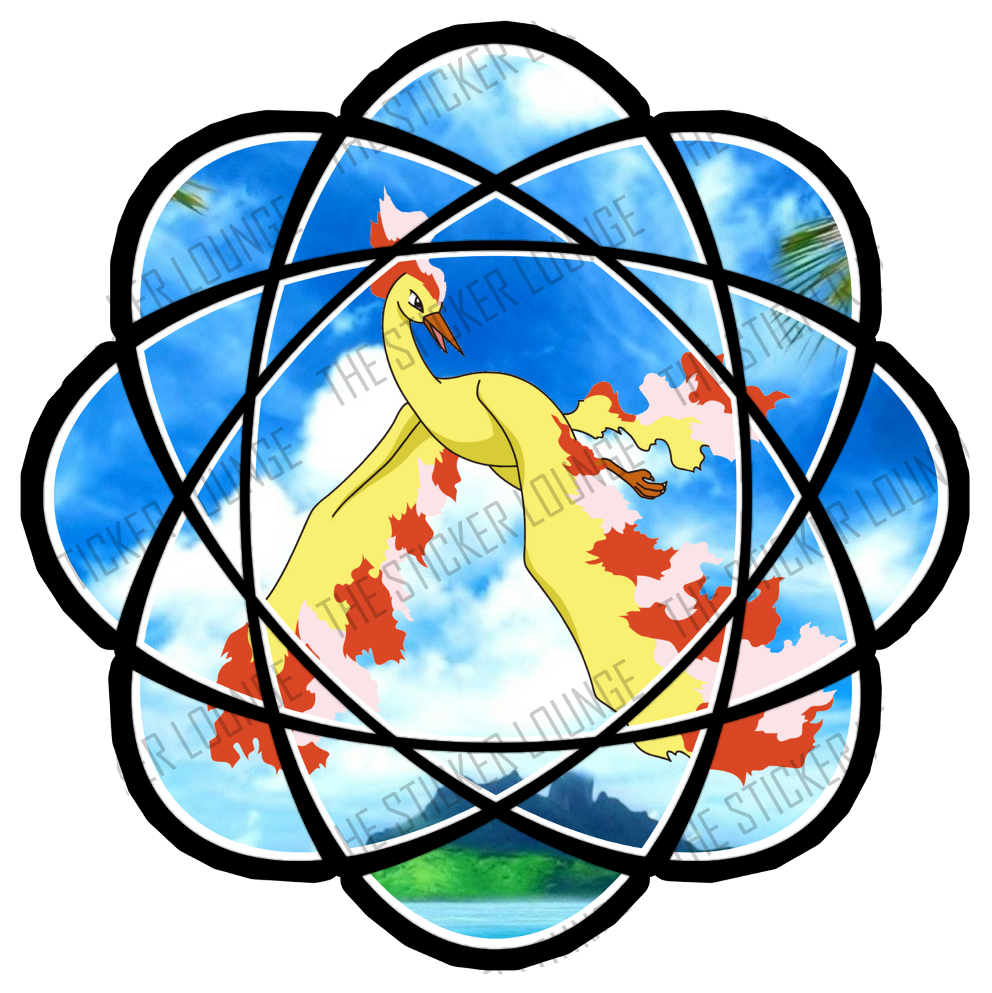 Majestic Moltres Sticker