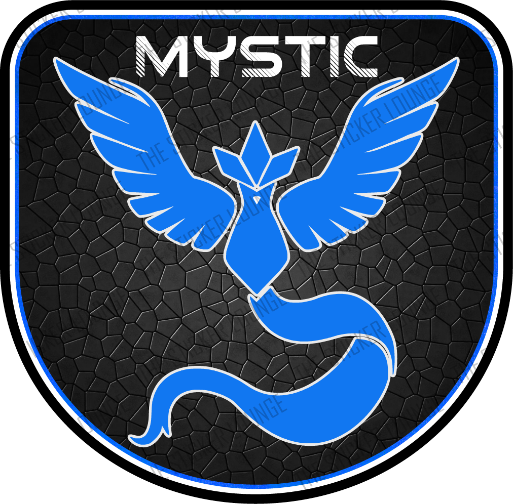 Icy Elegance: Articuno Team Mystic Car Decal