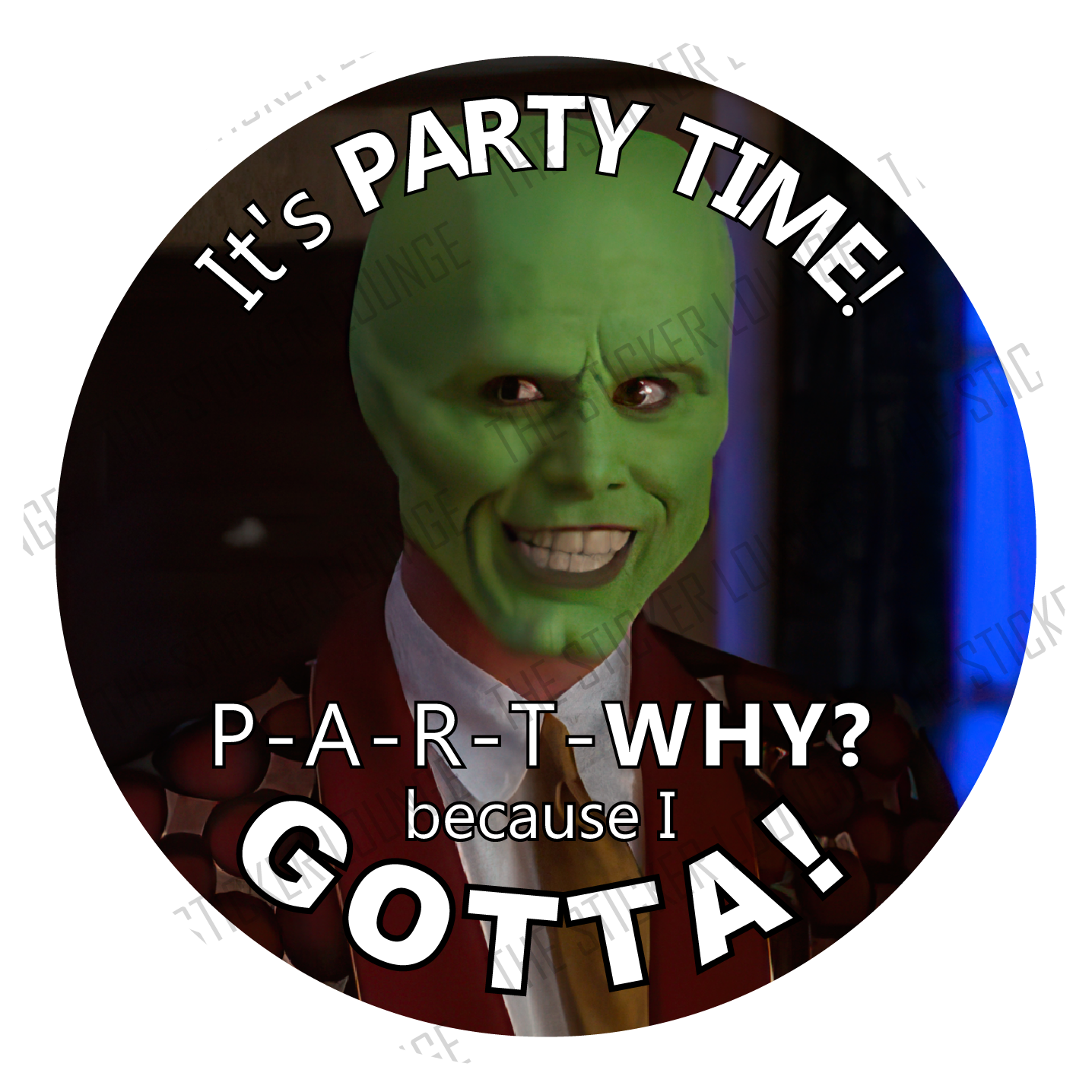 It's Party Time Sticker