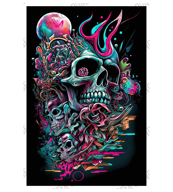 Graffiti Skull