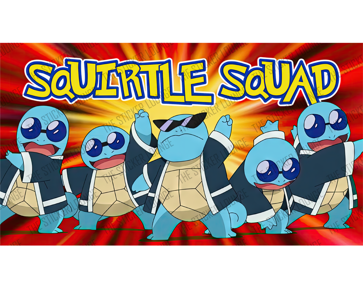 Squirtle Squad Returns: Pokémon Anime Throwback Sticker