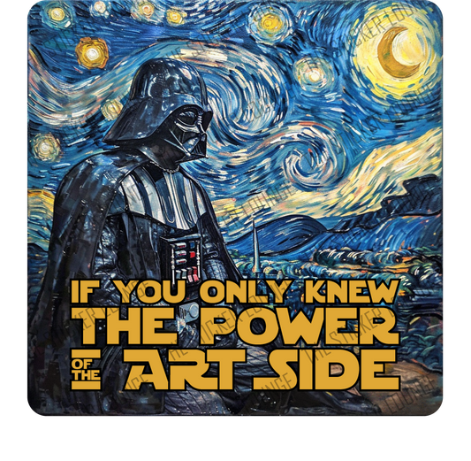 Vader's Night: Star Wars Van Gogh-Inspired Sticker